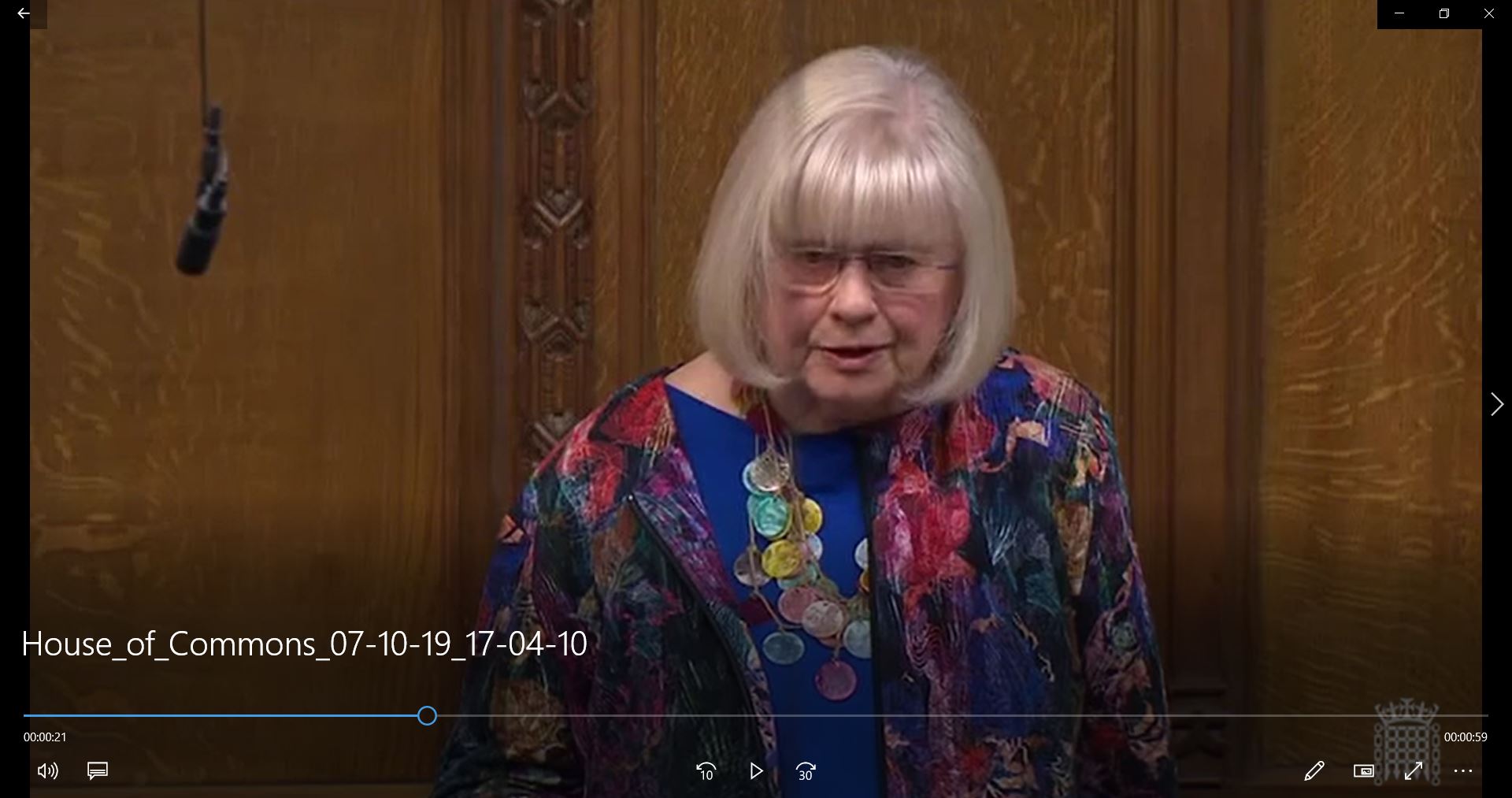House of Commons Ann Clwyd