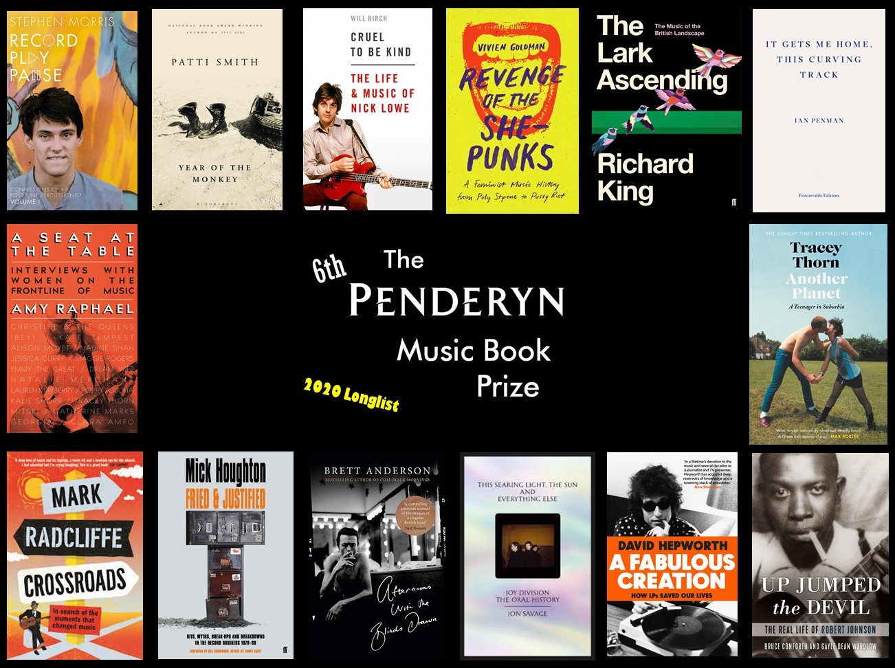 Penderyn Prize Long List Montage 2020