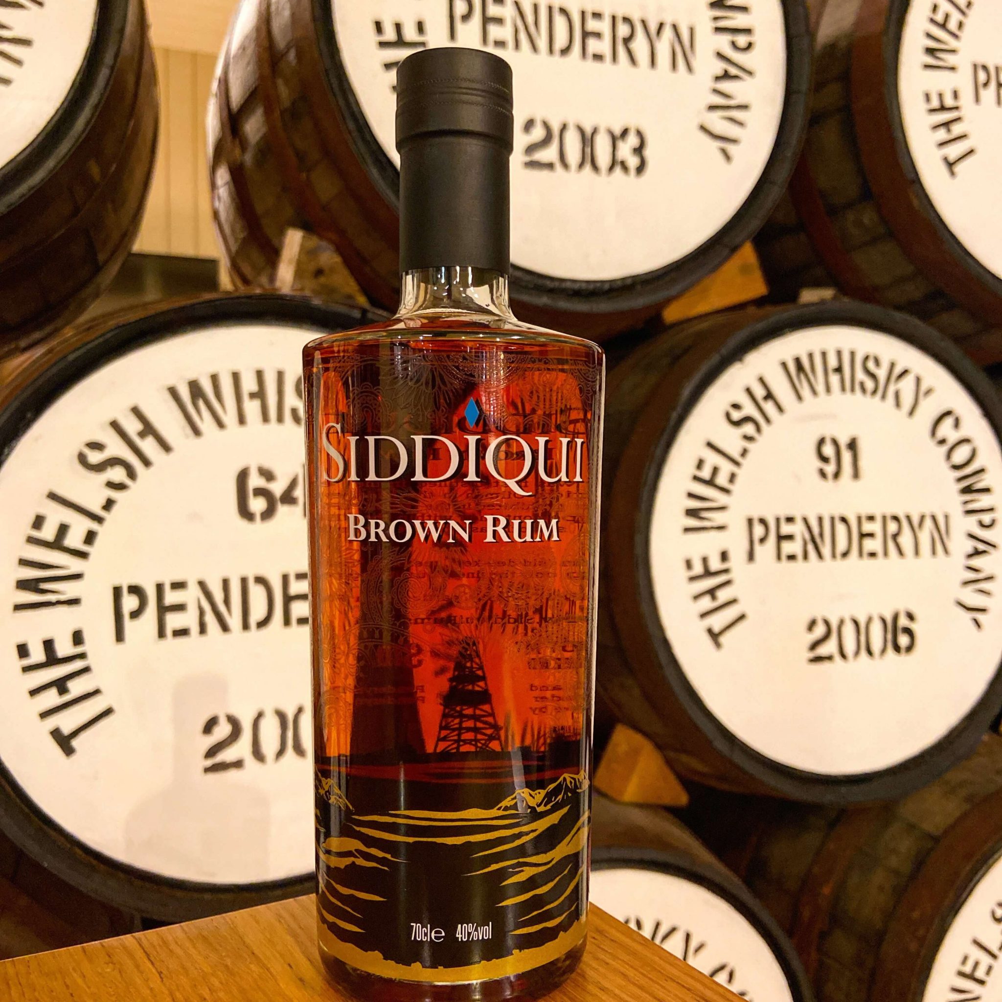 Siddiqui Brown Rum 70cl Penderyn