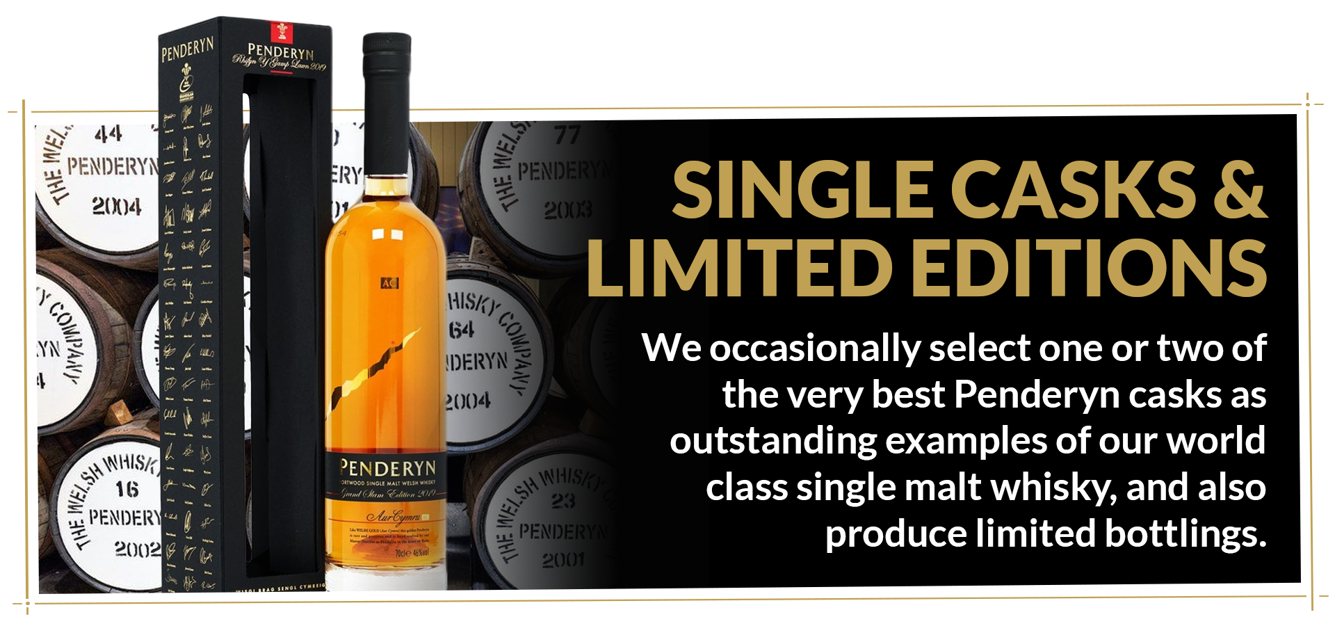 Ensemble-cadeau Whisky Penderyn Single Malt (3 x 200 mL)