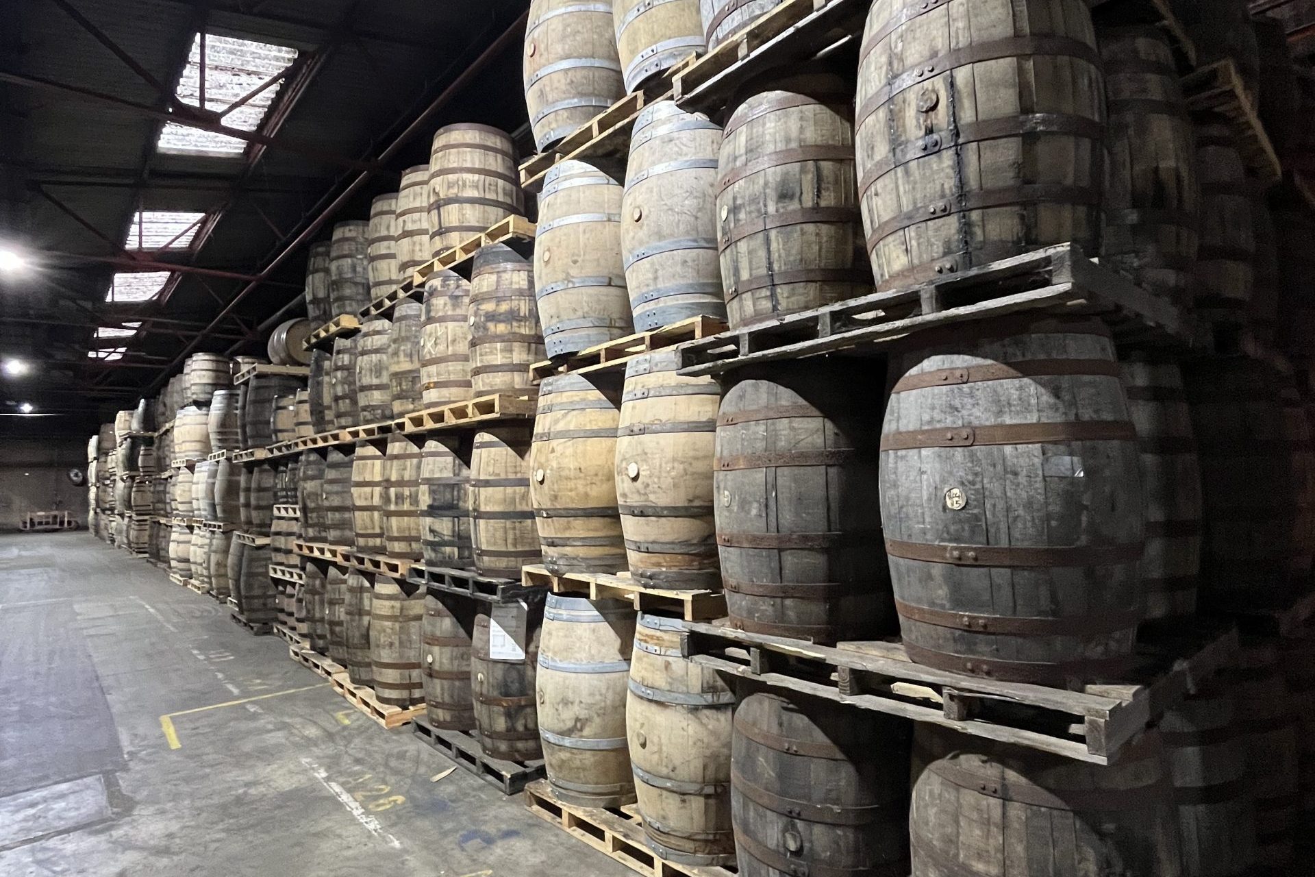 Penderyn maturing casks