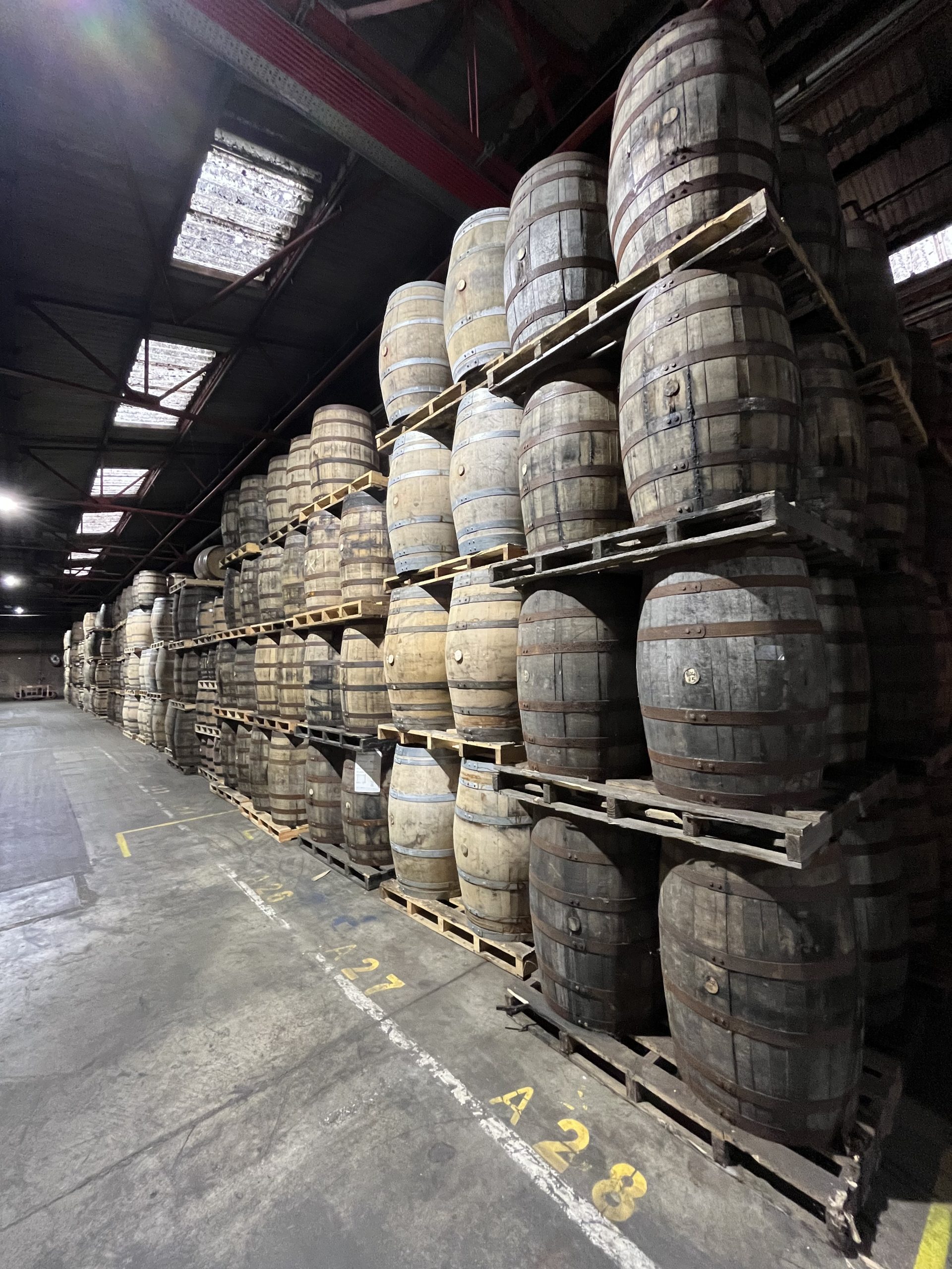 Penderyn maturing casks