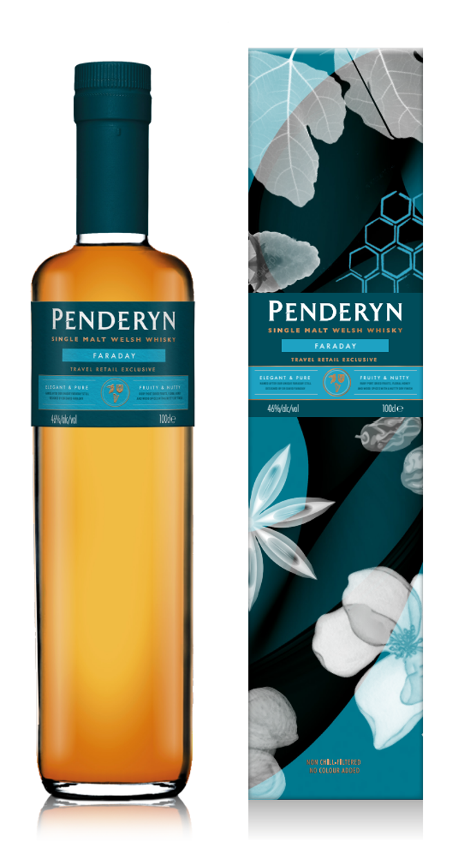 Penderyn Faraday Whisky Bottle and Carton