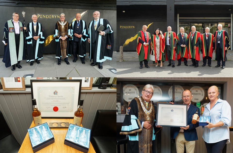 Worshipful Company of Distillers Inspection - Penderyn